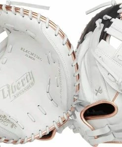 New Rawlings Liberty Advanced Fastpitch Softball Glove Series 33 Inch White/Gold