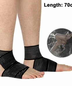Unbranded Ankle Support Brace, Adjustable Ankle Support Wrap For Sports Protection,elastic Knee Brace Compression Bandage Wrap Support For Legs Fits Most People