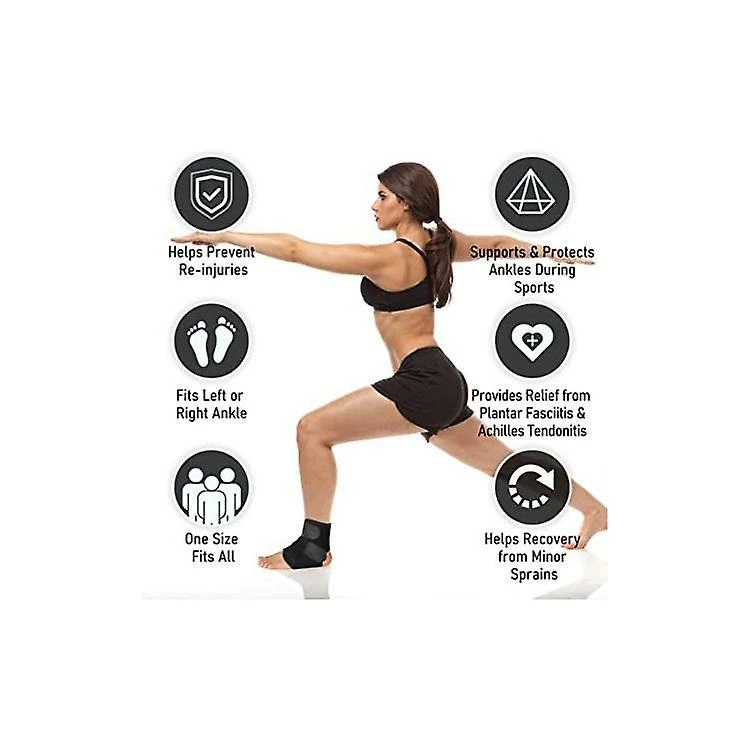 Frifoho Adjustable Ankle Brace Wrap Strap For Achilles Tendonitis Support - Image 4