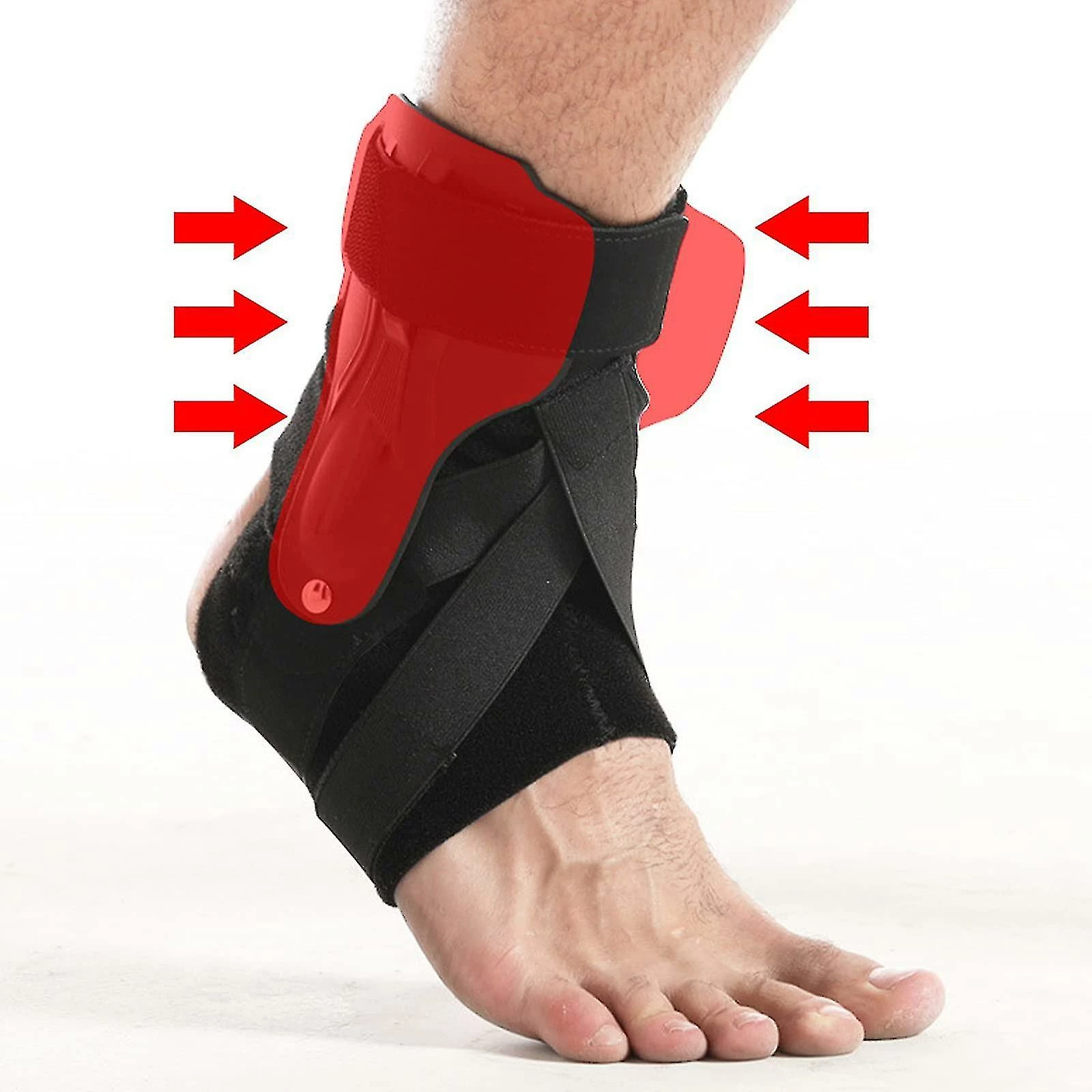 Unbranded 1 Pc Compression Ankle Stabilizer With Splint For Kids Adults, Adjustable Ankle Brace - Image 3