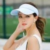 Unbranded Fashion Men Women's Sun Hat Girls Hat Beach Sunhat Sport Headband Classic Adjustable Sun Sports Visor Baseball Cap