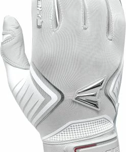 New Easton Ghost Fastpitch Softball Batting Gloves Adult Large White/Gray