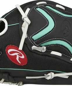 New Rawlings Champion Lite Youth Fatchpitch Softball Glove Series 12.5In RHT Blk/Gr