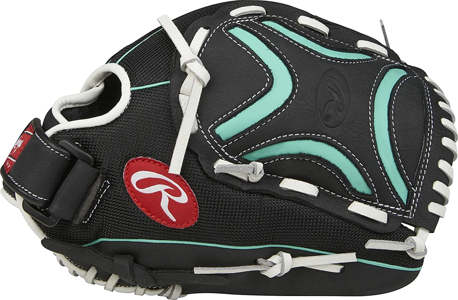 New Rawlings Champion Lite Youth Fatchpitch Softball Glove Series 12.5In RHT Blk/Gr