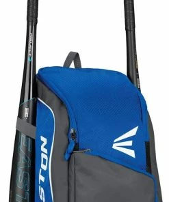 New EASTON GAME READY Ryl/Blk Backpack Bag Baseball Softball 2020 2 Bat Pockets