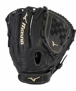 New Mizuno MVP Prime Fastpitch Softball Glove Series 12" RHT Black/Gold
