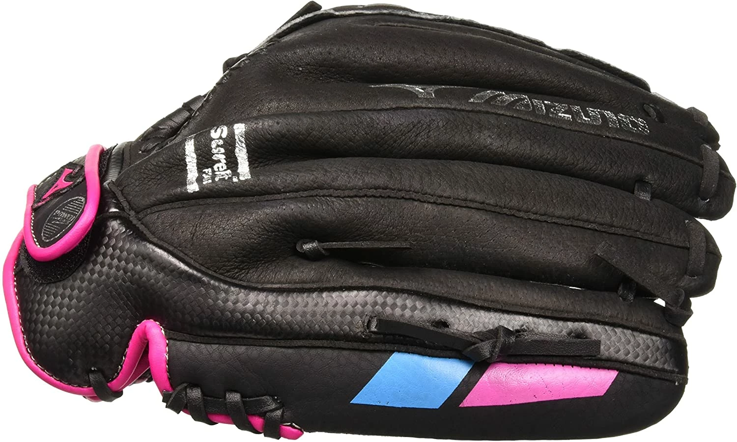 New Mizuno Girl's 11.5in LHT Softball Prospect Finch Utility Mitt Black/Pink