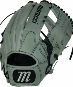 New Marucci MFGSB1175C 11.75" RHT Cross Web Fastpitch Softball Glove Gry Infield
