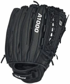 New Wilson A1000 WTA1002FP125SS 12.5" Softball Glove Black LHT