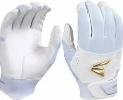 New Easton X Series Youth Small Fastpitch Softball Batting Gloves White